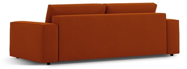 Rozkladacia pohovka v tehlovej farbe 247 cm Jodie – Micadoni Home