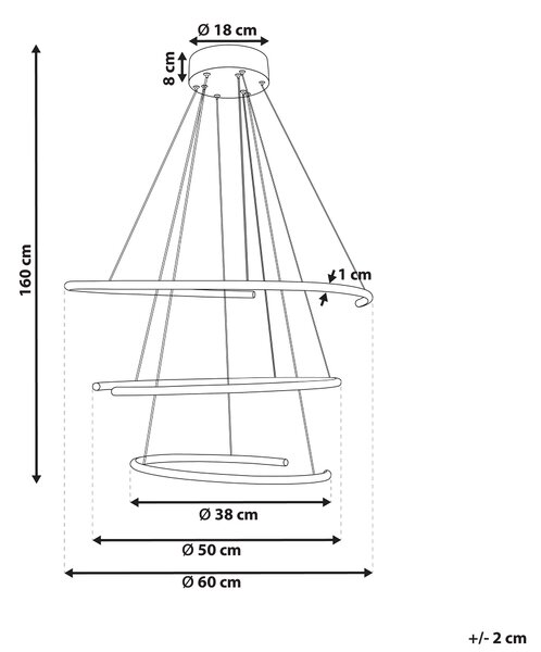 Závesná lampa čierna kovová hliník oceľ integrované LED svetlo moderný dizajn svietidlo v industriálnom štýle