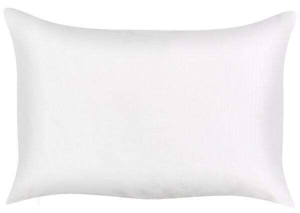 Sada 2 záhradných vankúšov biela a ružová polyester kvetinový vzor 40 x 60 cm obdĺžniková moderný štýl vonkajšia terasa vodoodolná