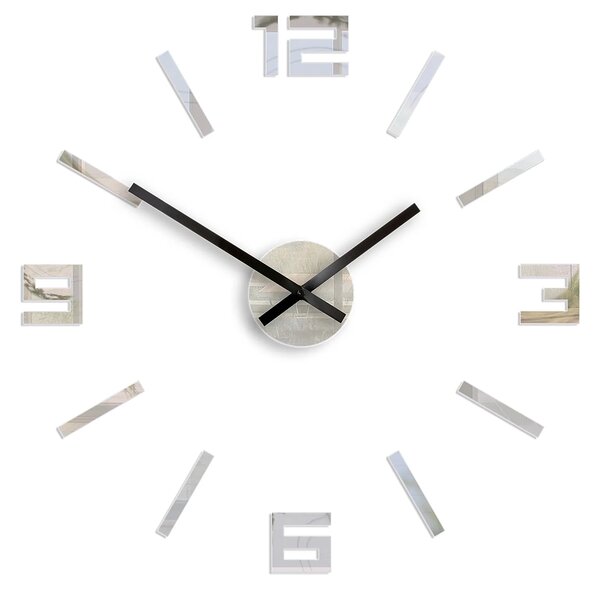 ModernClock 3D nalepovacie hodiny Reden zrkadlové