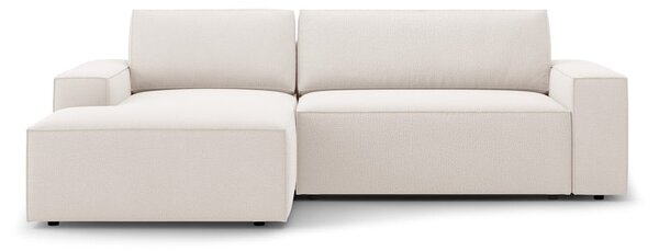 Béžová rozkladacia rohová pohovka (ľavý roh) Jodie – Micadoni Home