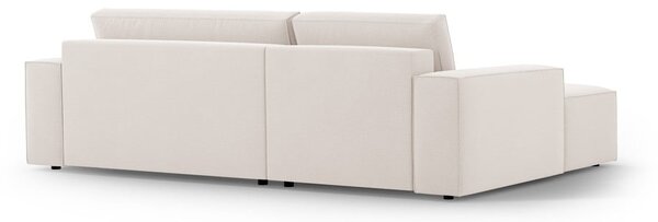 Béžová rozkladacia rohová pohovka (ľavý roh) Jodie – Micadoni Home