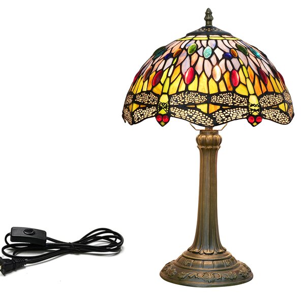Dragon Color stolná lampa tiffany 224