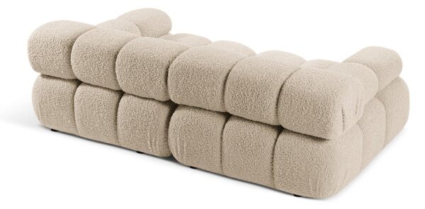 Béžová modulárna pohovka z textílie bouclé 188 cm Bellis – Micadoni Home