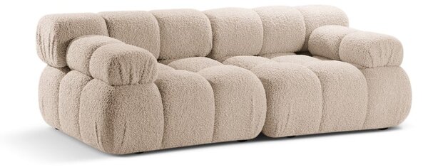 Béžová modulárna pohovka z textílie bouclé 188 cm Bellis – Micadoni Home
