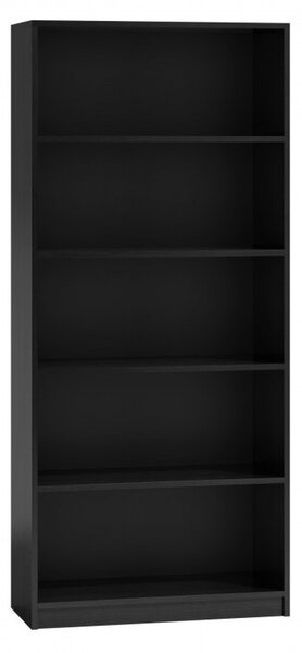 Regál 80 cm čierny