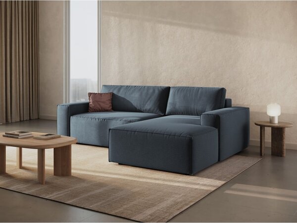 Modrá rozkladacia rohová pohovka (pravý roh) Jodie – Micadoni Home