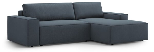 Modrá rozkladacia rohová pohovka (pravý roh) Jodie – Micadoni Home