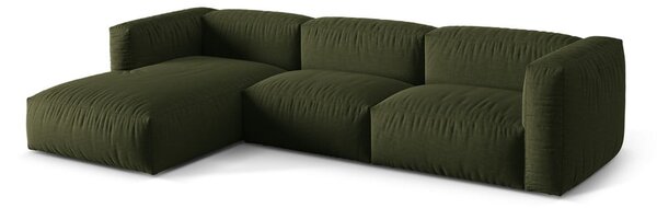 Zelená modulárna rohová pohovka (ľavý roh) Martina – Micadoni Home
