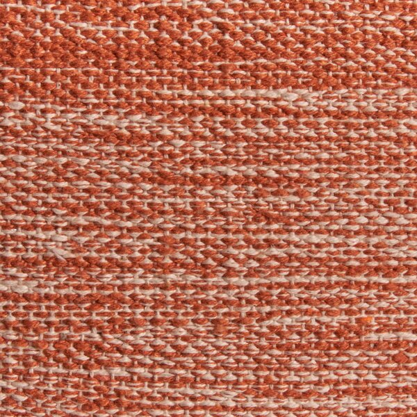 Taburetka oranžová bavlnená 40 x 40 cm štvorcová tieňovaný vzor boho škandinávsky dizajn