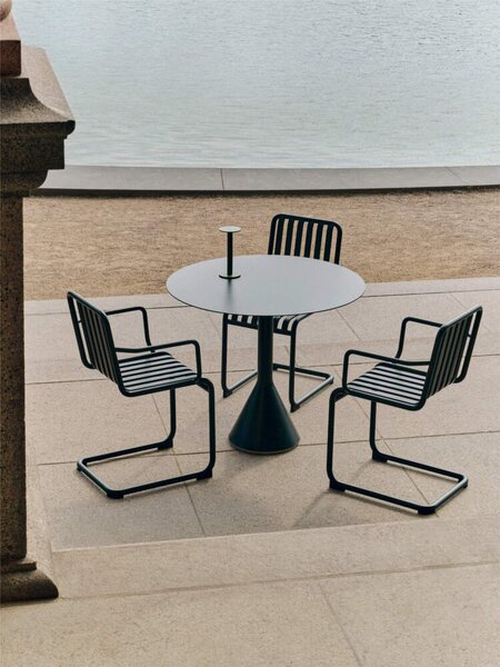 HAY Stolička Palissade Cantilever Armchair, anthracite