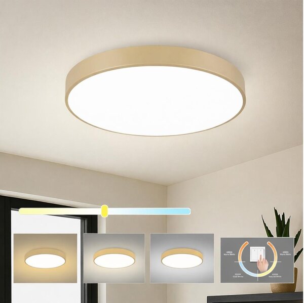 Brilagi -LED Stropné svietidlo POOL LED/60W/230V 3000/4000/6000K pr. 60 cm béžová
