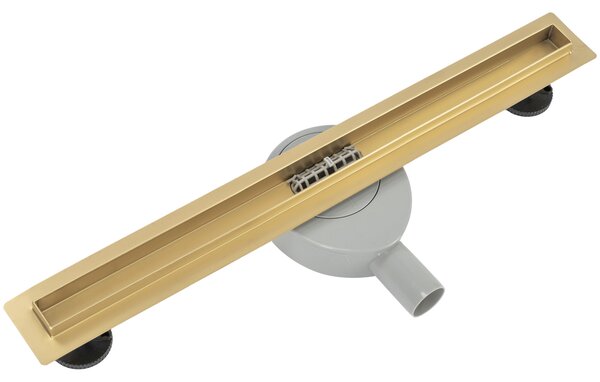 Odtokový žľab Rea Neo Slim Mirror Pro 90 - zlatý