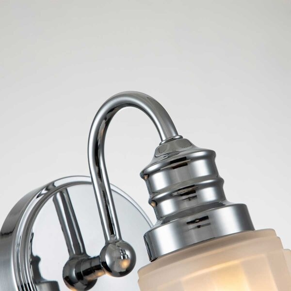Quoizel QZ-SWELL1-PC-BATH-LED Kúpeľňové nástenné svietidlo SWELL 1xG9/3W/230V IP44 chróm