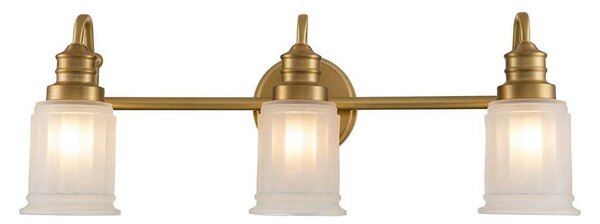 Quoizel QZ-SWELL3-BB-BATH-LED Kúpeľňové nástenné svietidlo SWELL 3xG9/3W/230V IP44 zlaté