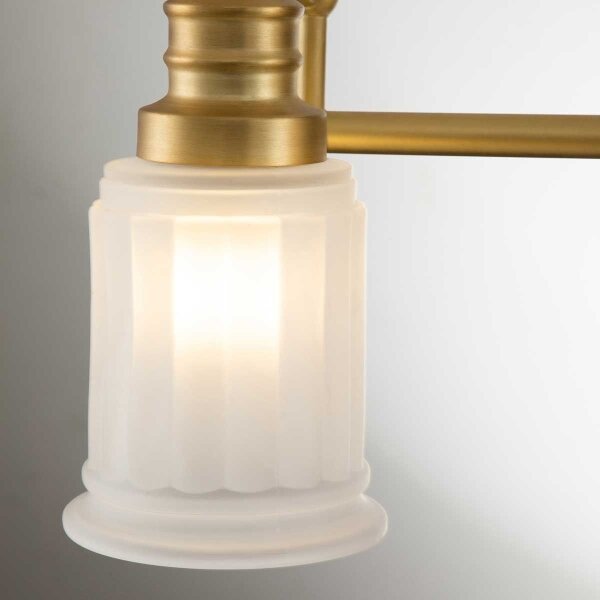 Quoizel QZ-SWELL3-BB-BATH-LED Kúpeľňové nástenné svietidlo SWELL 3xG9/3W/230V IP44 zlaté