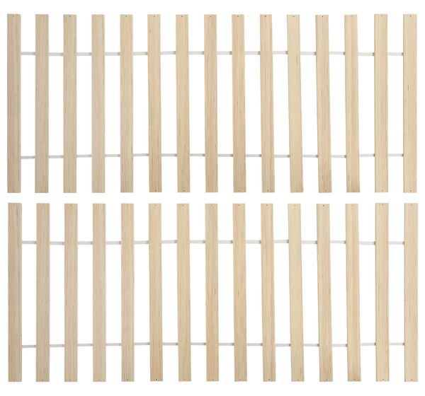 Drevená posteľ svetlohnedá borovicové drevo 160 x 200 cm rám postele s lamelovým čelom a roštom minimalistický dizajn