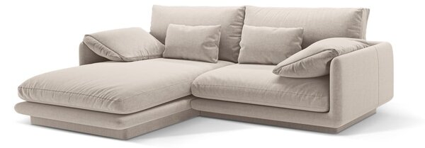 Béžová rohová pohovka (ľavý roh) Torino – Micadoni Home