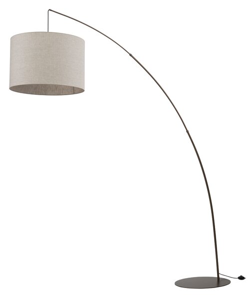 Stojacia lampa Moby brown 1xE27, hnedá