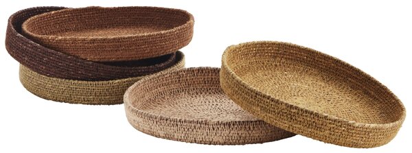 Okrúhly košík Seagrass Multicolour B