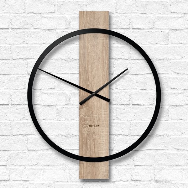 DUBLEZ | Minimalistické nástenné hodiny - Circle Line