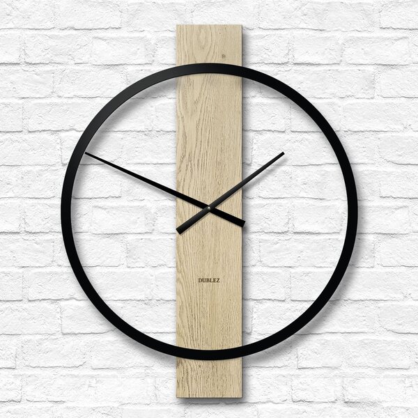 DUBLEZ | Minimalistické nástenné hodiny - Circle Line