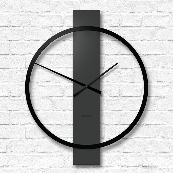 DUBLEZ | Minimalistické nástenné hodiny - Circle Line