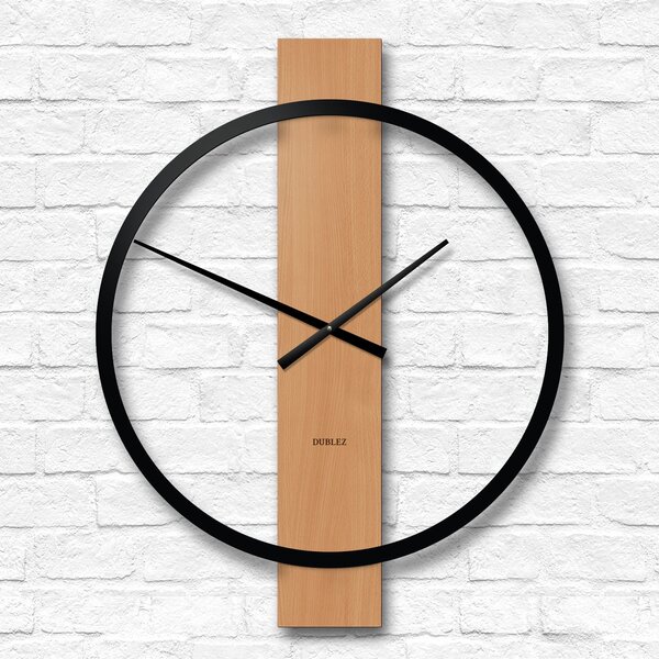 DUBLEZ | Minimalistické nástenné hodiny - Circle Line