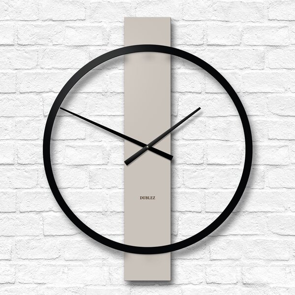 DUBLEZ | Minimalistické nástenné hodiny - Circle Line