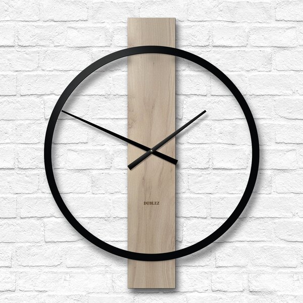 DUBLEZ | Minimalistické nástenné hodiny - Circle Line