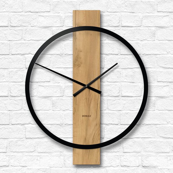 DUBLEZ | Minimalistické nástenné hodiny - Circle Line
