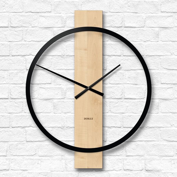 DUBLEZ | Minimalistické nástenné hodiny - Circle Line