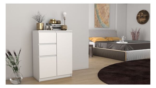 Komoda 2D2S 70 cm biela
