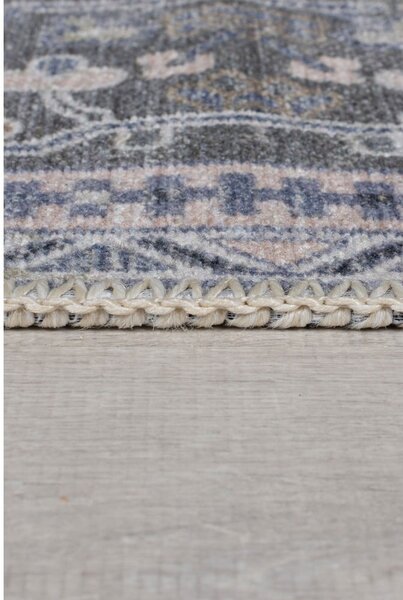 Zelený umývateľný koberec s prímesou recyklovaných vlákien 120x170 cm Windsor – Flair Rugs