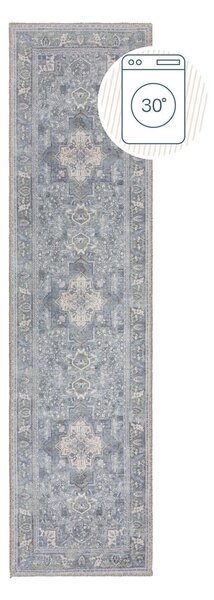 Zelený umývateľný behúň s prímesou recyklovaných vlákien 60x230 cm Windsor – Flair Rugs