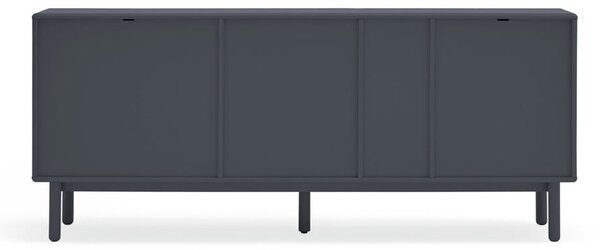 Tmavosivá nízka komoda 180x76 cm Corvo - Teulat