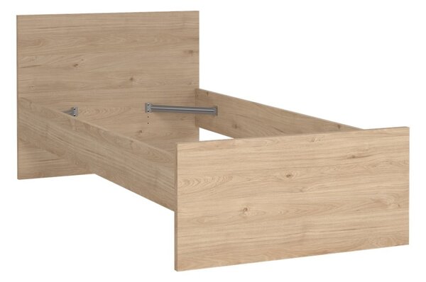 Jednolôžková posteľ v dekore duba v prírodnej farbe 90x190 cm Naia – Tvilum