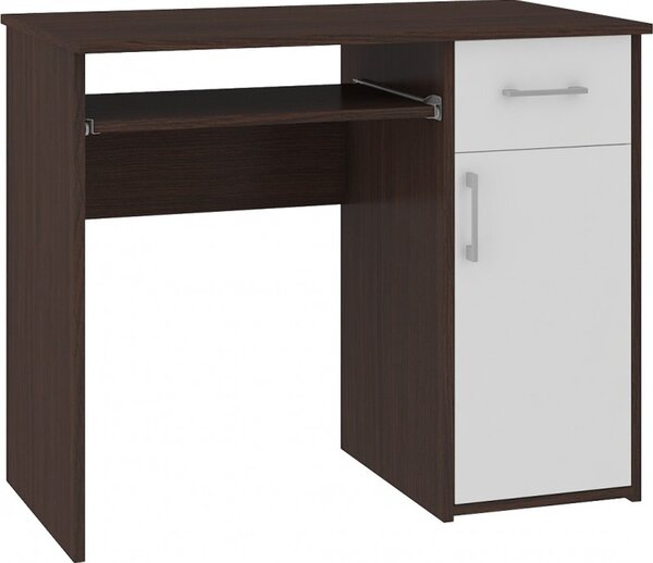 Počítačový stôl PIN wenge/biely