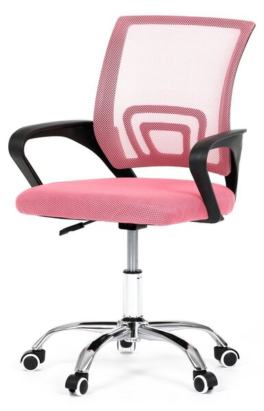 Autronic KA-L103 PINK Kancelárska stolička