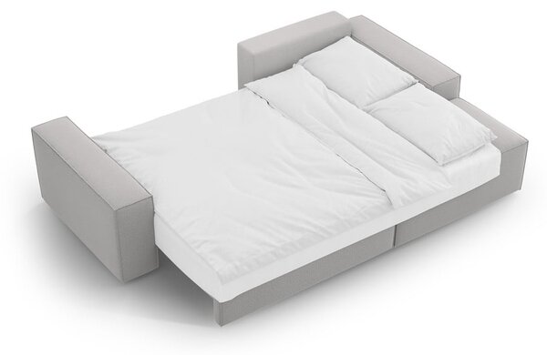 Svetlosivá rozkladacia rohová pohovka (pravý roh) Jodie – Micadoni Home
