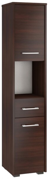Kúpeľňová skrinka Fin 2D 1SZ 1W wenge