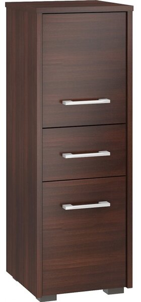 Kúpeľňová skrinka Fin 2D 1SZ wenge
