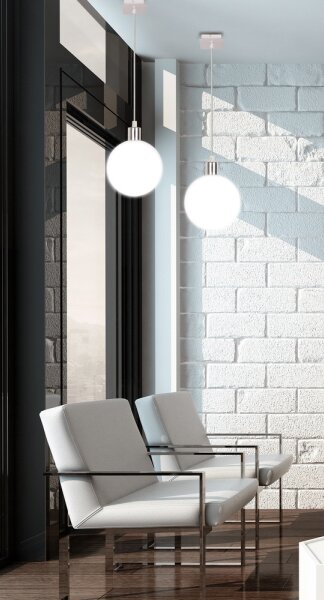 Luster na lanku ODEN 1xG9/40W/230V pr. 15 cm