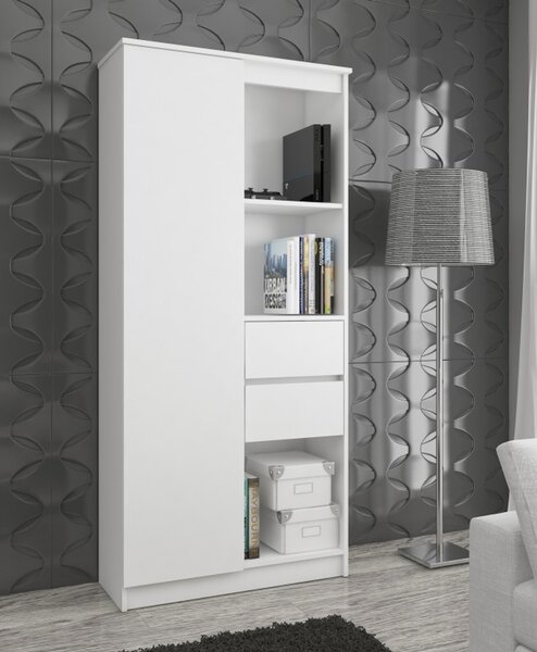Regál R 80 cm CLP R15 biely