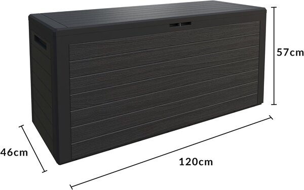 Úložný box Woody 280 L - antracit