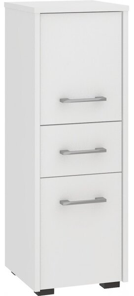 Kúpeľňová skrinka Fin 2D 1SZ biela