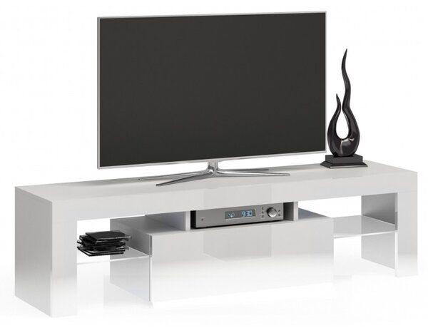 Stolík pod televízor DEKO 140 cm biely