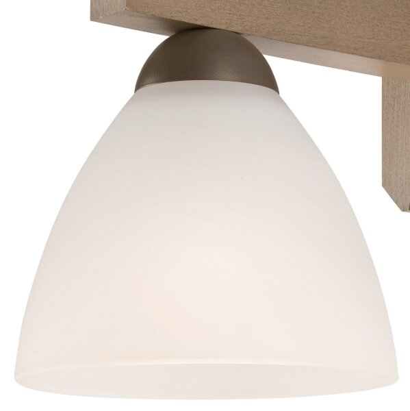 Prisadený luster ADRIANO 3xE27/60W/230V buk