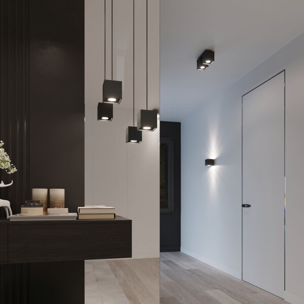 Brilagi - LED Nástenné svietidlo MURO 1xG9/4W/230V čierna