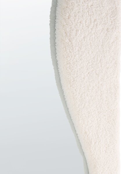Nástenné zrkadlo závesné krémová biela polyester MDF rám 170 x 70 cm obdĺžnikový tvar moderný štýl doplnky